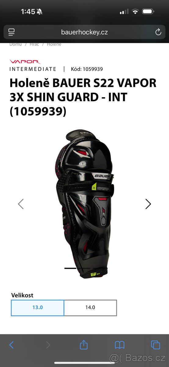 Holeně bauer vapor 3x Nové