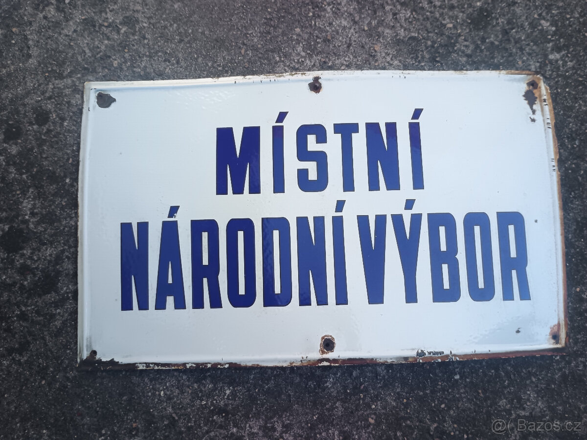 Smaltovaná cedule