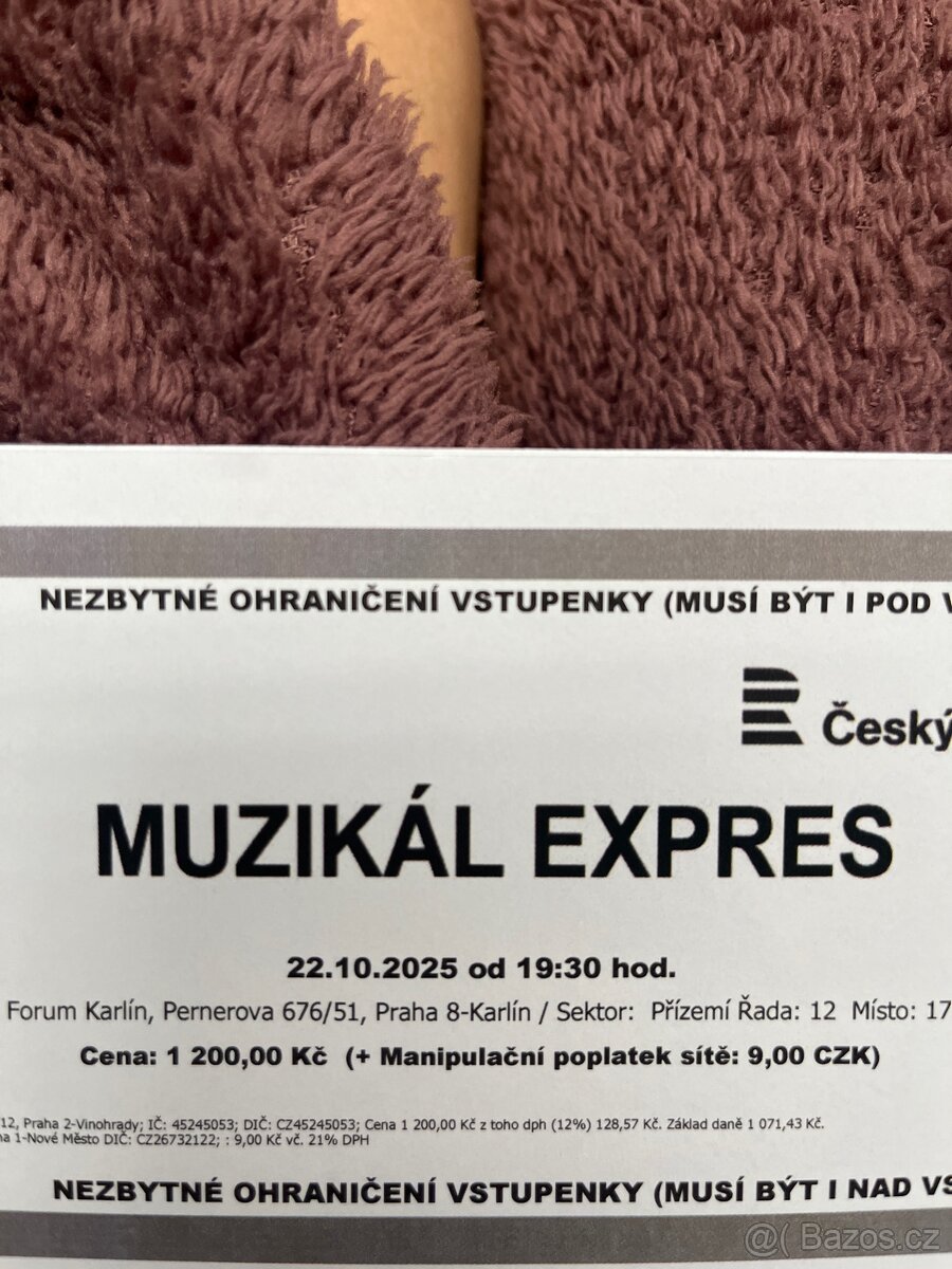 MUZIKÁL EXPRES 22.10.2025