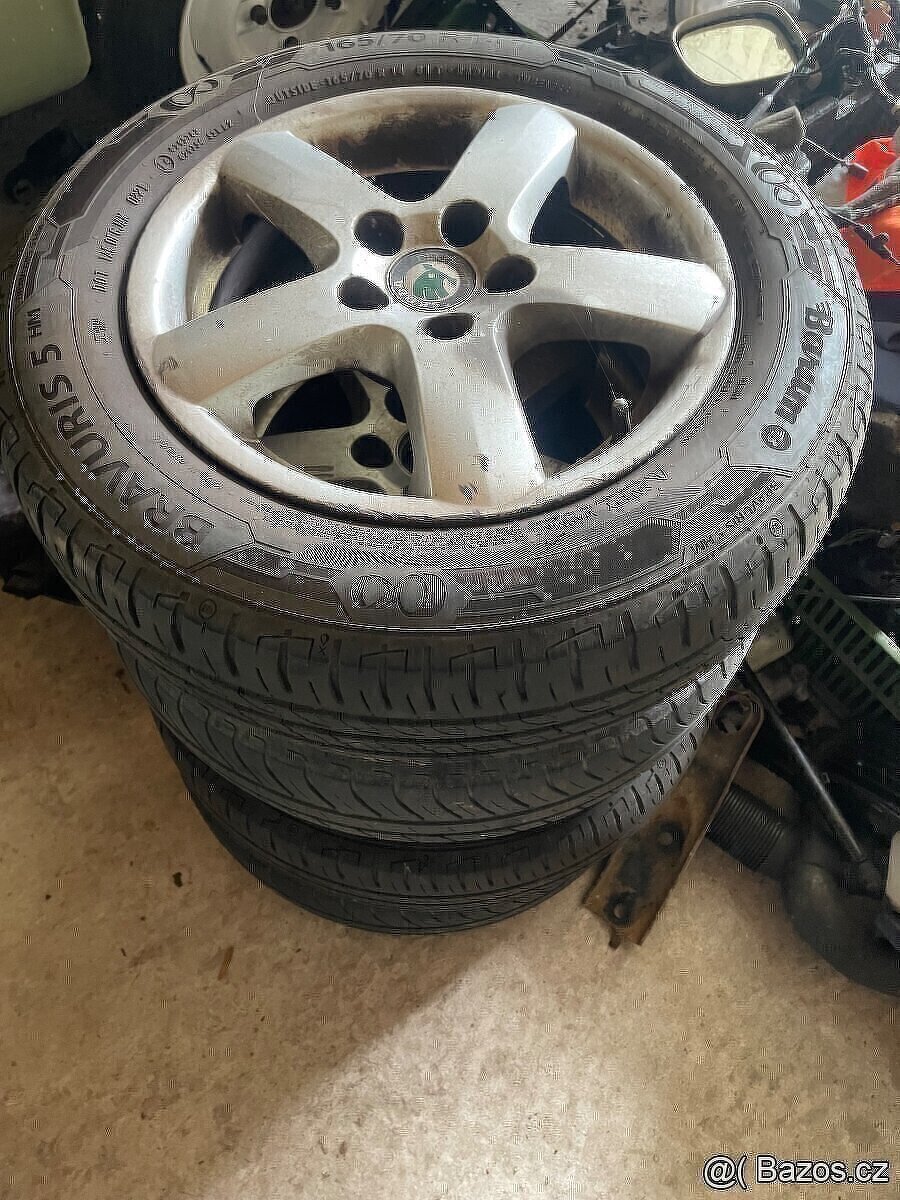 Alu kola orig Škoda Fabia 2, 14”