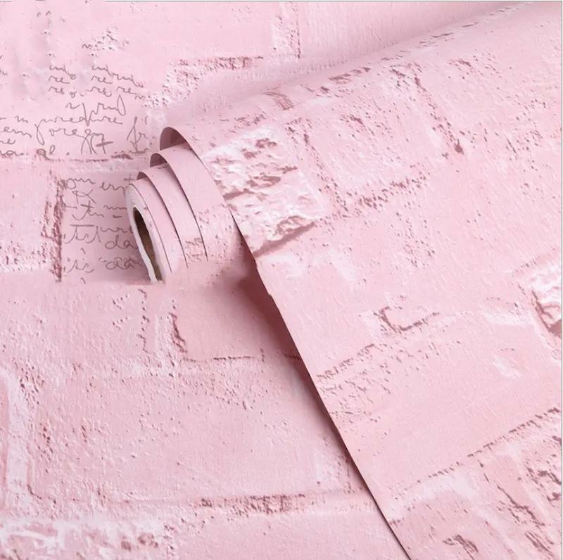 Tapeta vzor Růžová cihlová textura