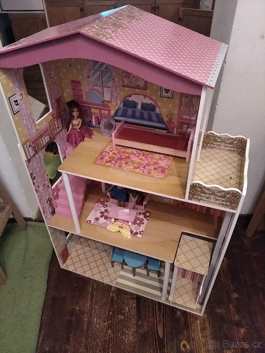 Domeček pro Barbie panenky - velký   REZERVACE