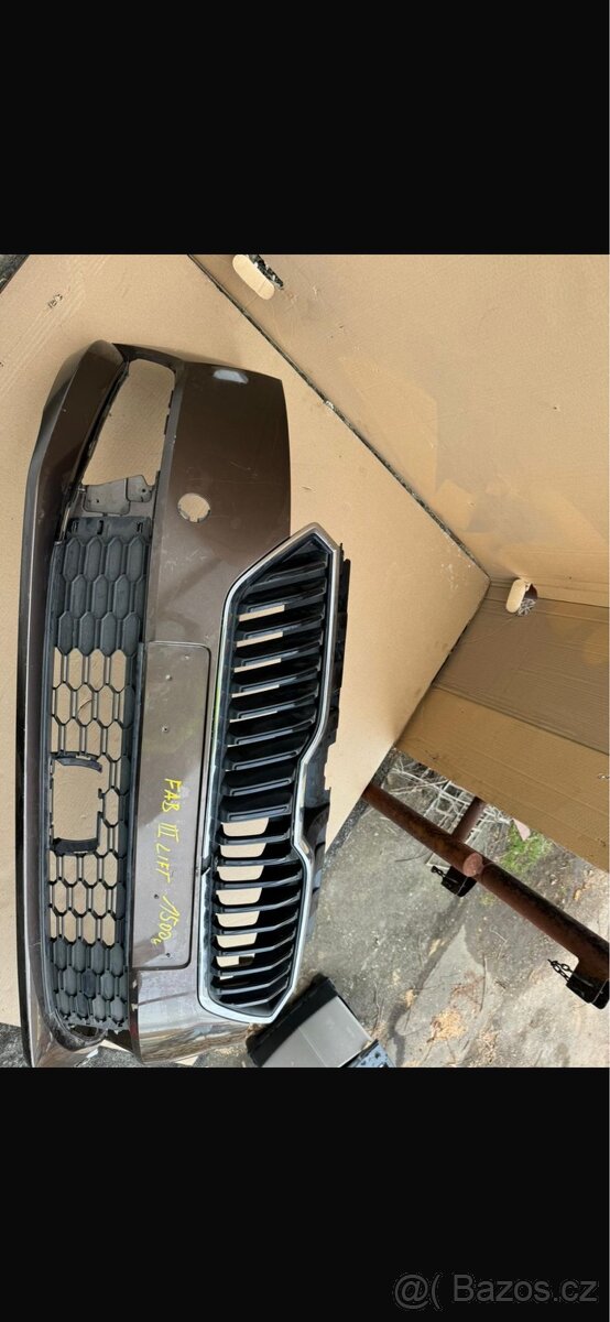 Přední nárazník Škoda Fabia III lift