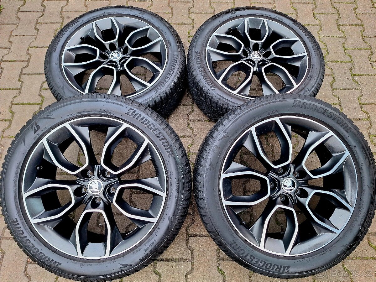 Originální sada Škoda Kodiaq 5x112 R19 Crater