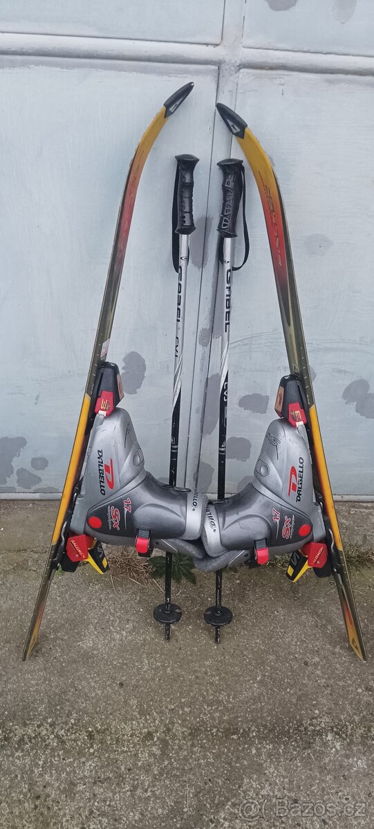 Dětské lyže+lyžáky