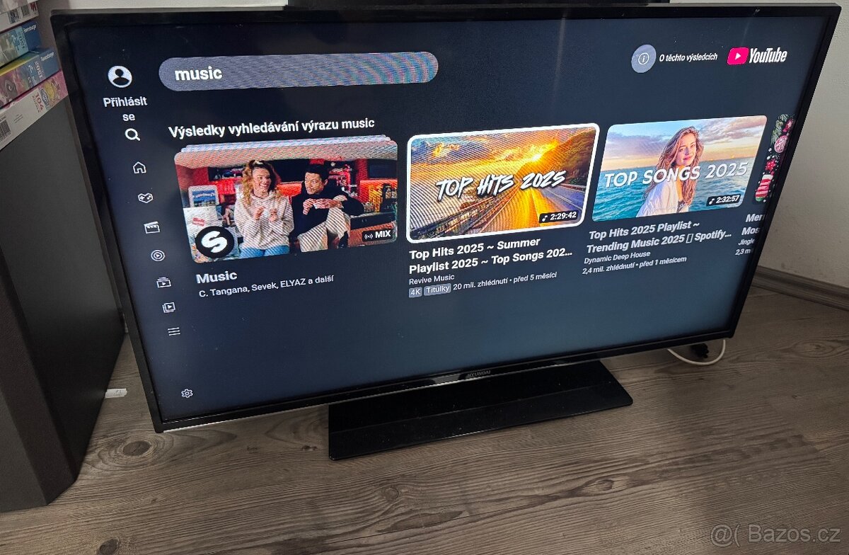 Smart tv televize hyundai 43” 108cm smart