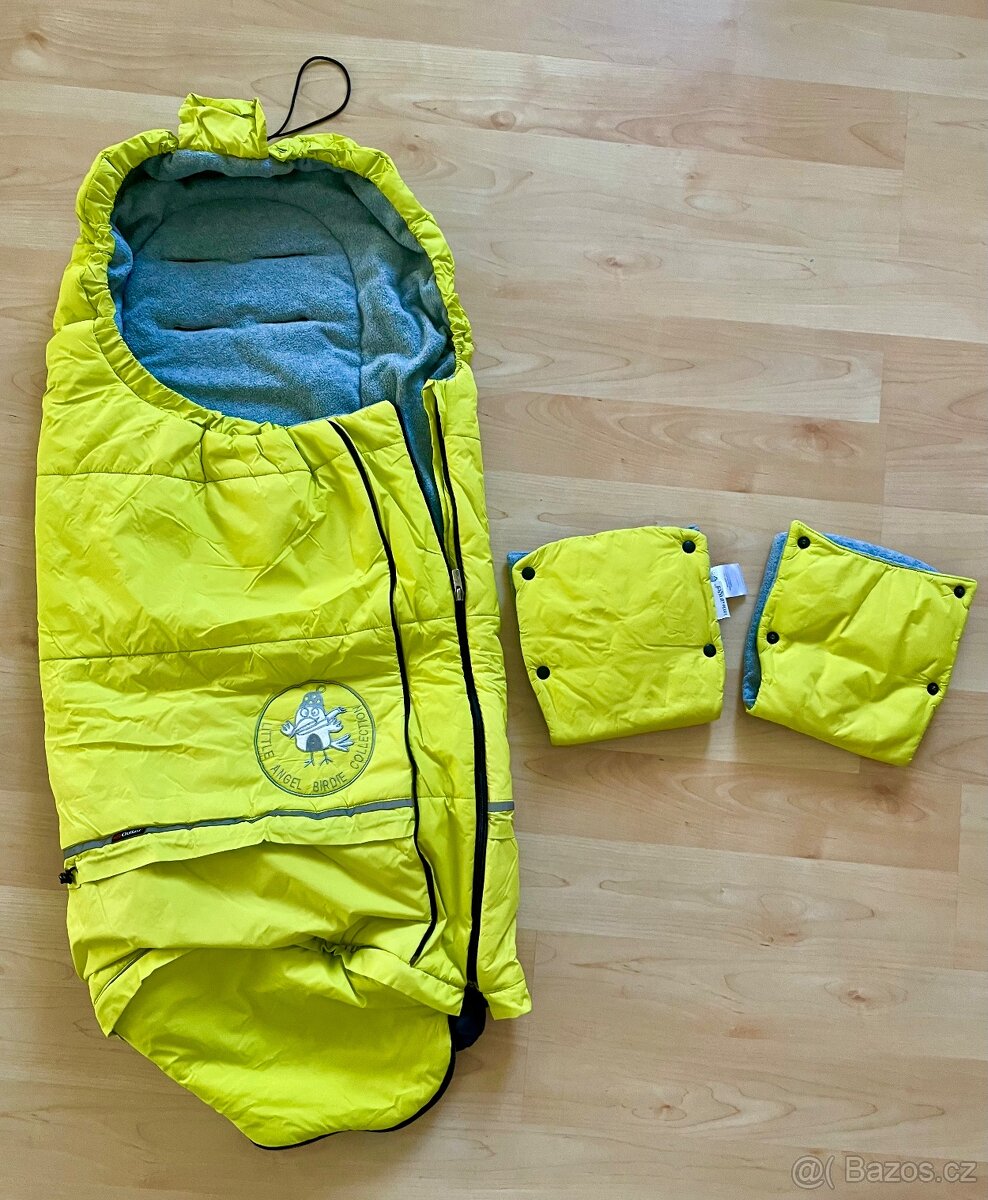 Zimní fusak Little Angel a rukávníky