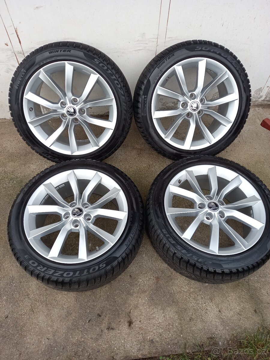Zimni Originál alu kola skoda superb