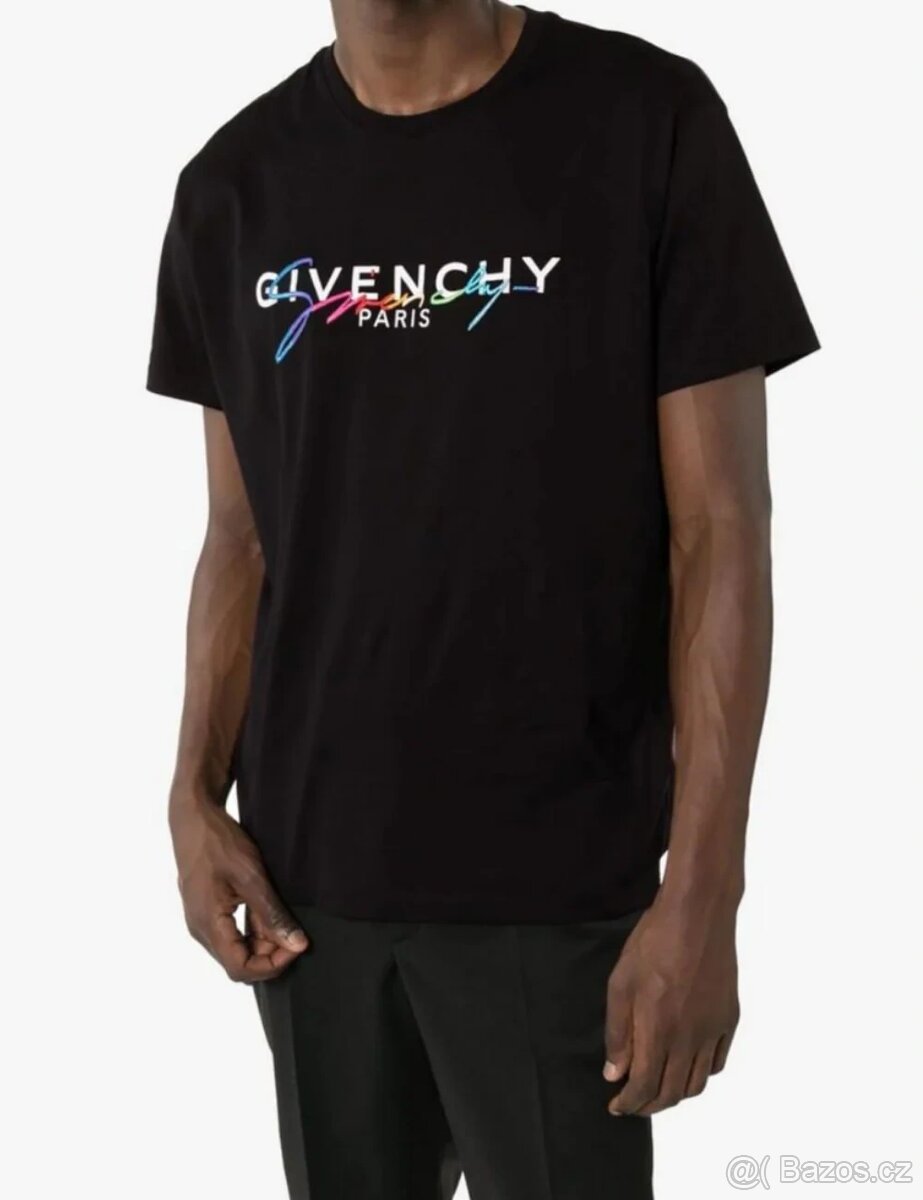 GIVENCHY PÁNSKÉ LUXUS BAVLNĚNÉ TRIČKO