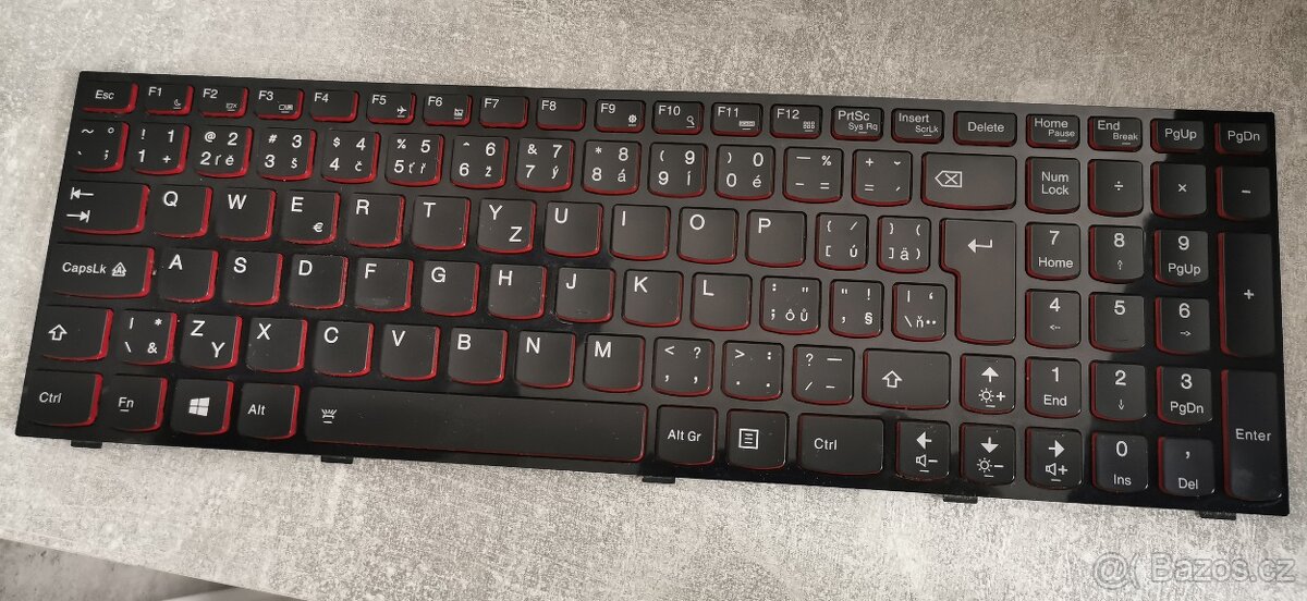 Notebook klávesnice