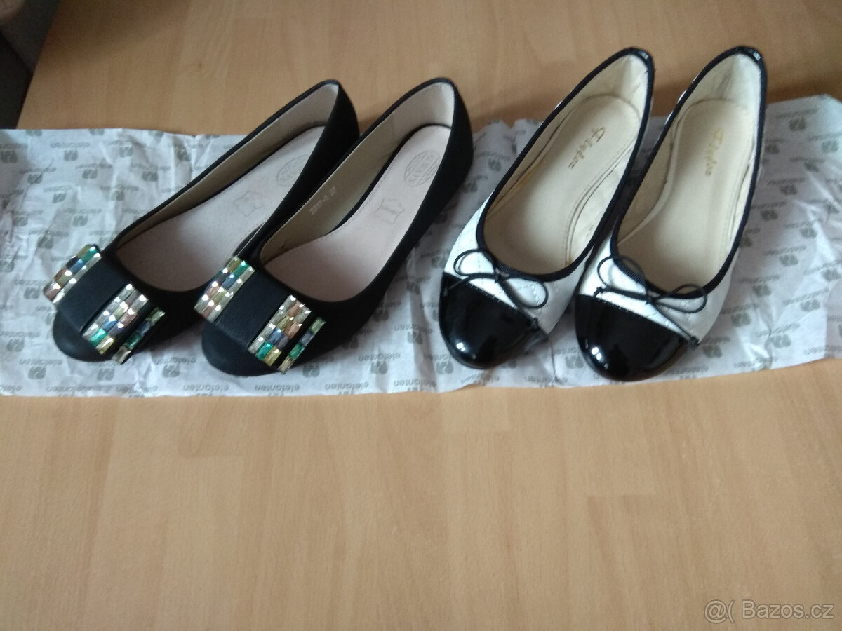 2x dámské/dívčí boty nové - délka vnitřní stélky 22,5cm