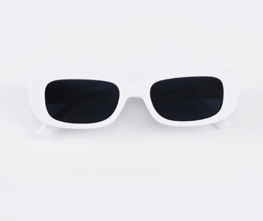 Sluneční brýle “hip-hop oval” bílé