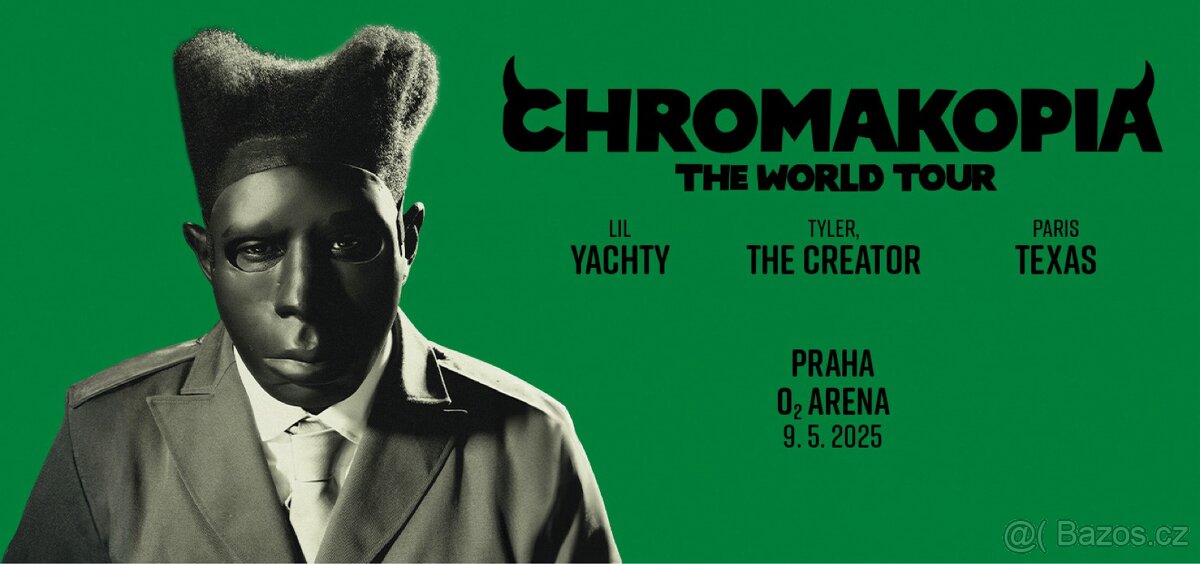 Prodám STICKY VIP stání před pódiem na Tyler, The Creator