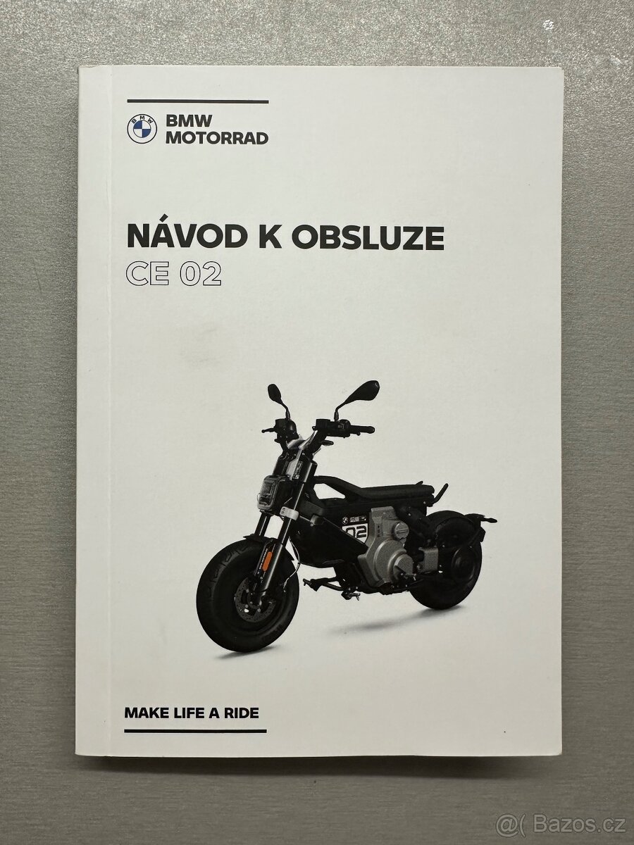 Návod k obsluze / servisní knížka BMW CE 02