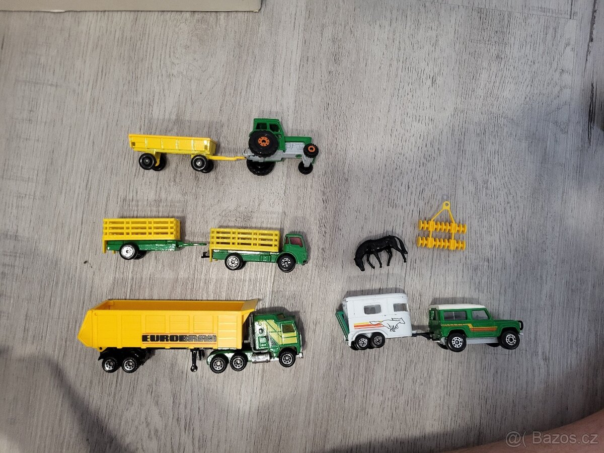 MATCHBOX MOTORCITY MC-7 CONVOY SET, KENWORTH EUROBRAN