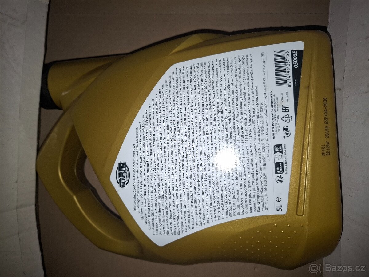 5L oleje mpm E 5w30