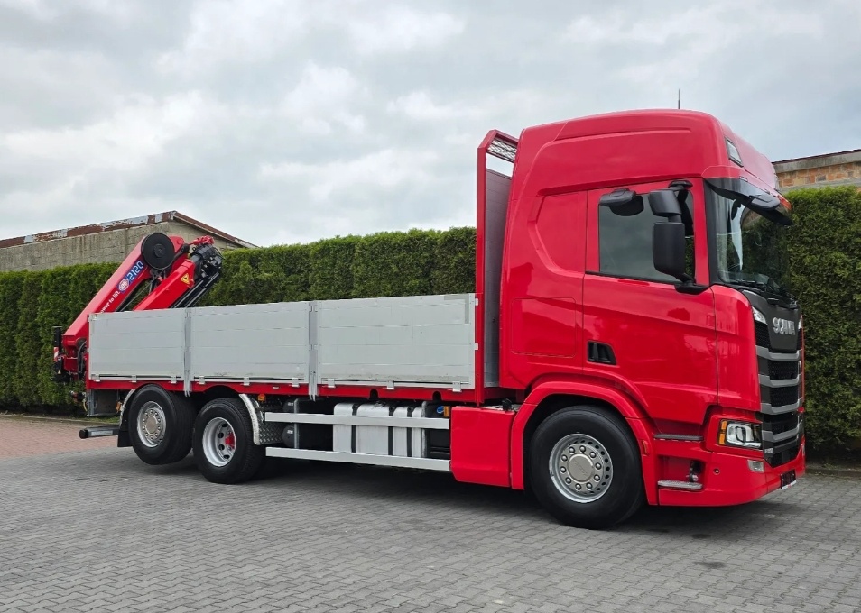 Scania R500 - 6x2 - Valník + HR-HMF 2120K5 – EURO 6