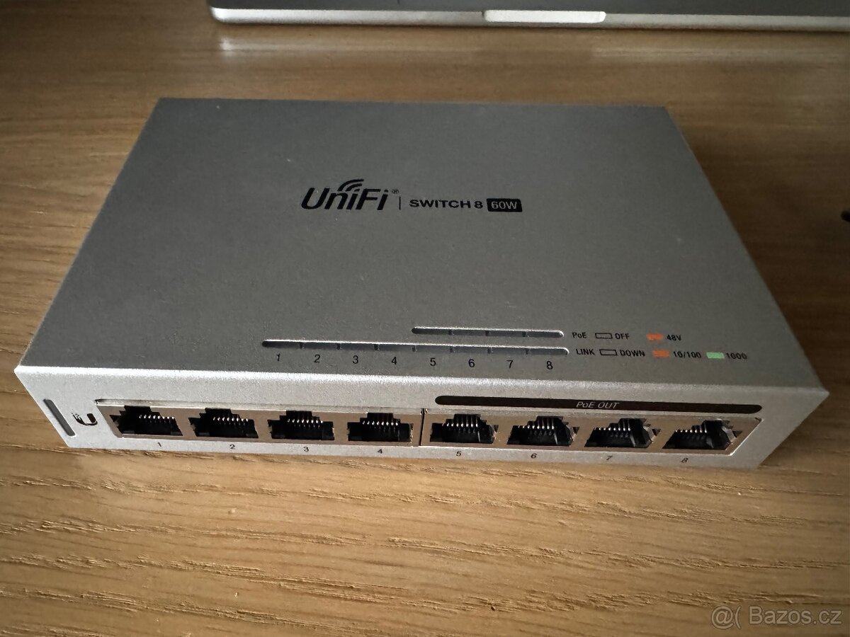 Unifi PoE 8port Gbit Switch 8 60w
