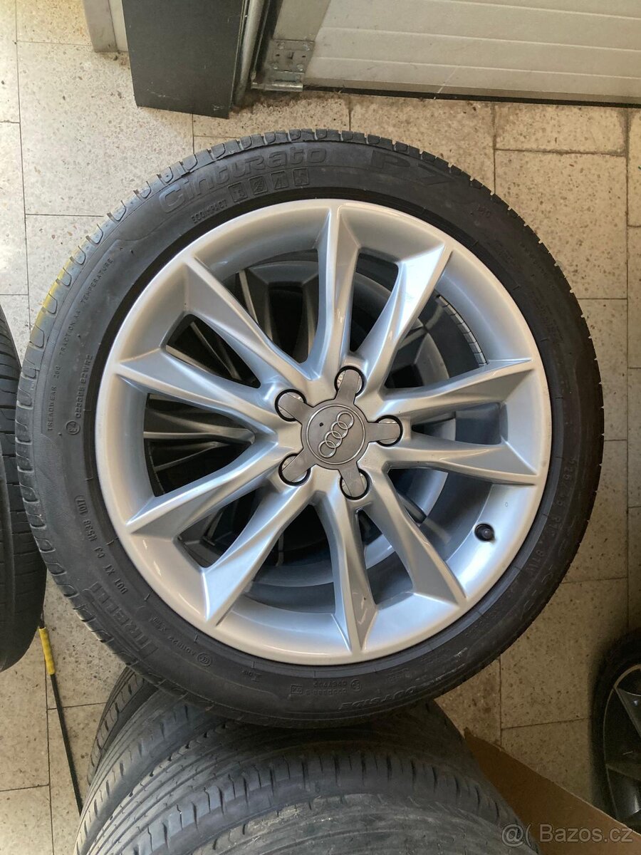Alu Kola Audi A4 5x112 R18 pneu 245/40 R18