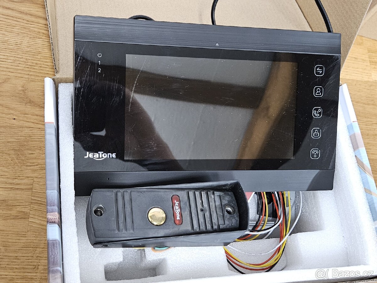 Drátový video interkomový systém Jeatone, použitý