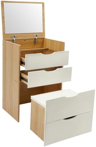 Toaletní stolek na líčení se 3 zásuvkami