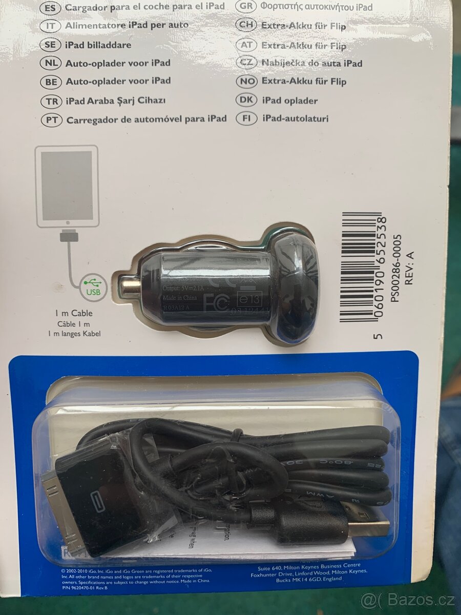 IPad autonabíječka do auta