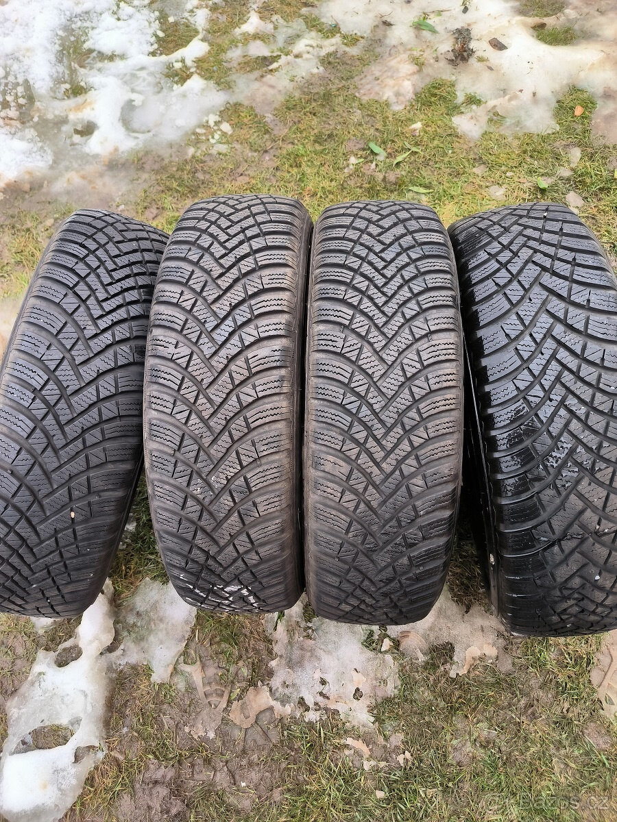 4 zimní pneumatiky 185/65/15 HANKOOK