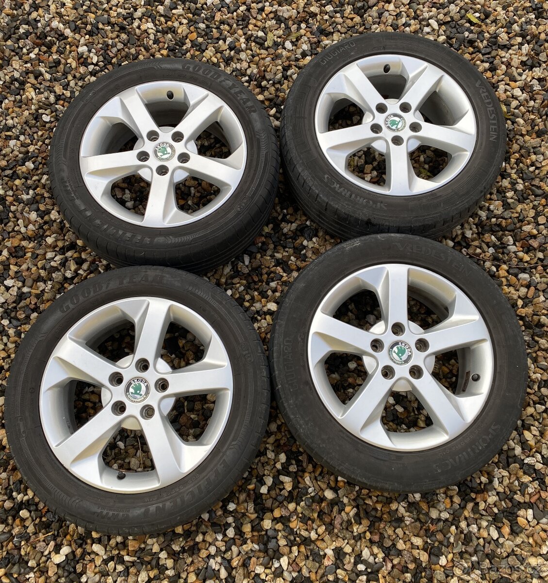 ALU DISKY 16" ORIGINÁL ŠKODA