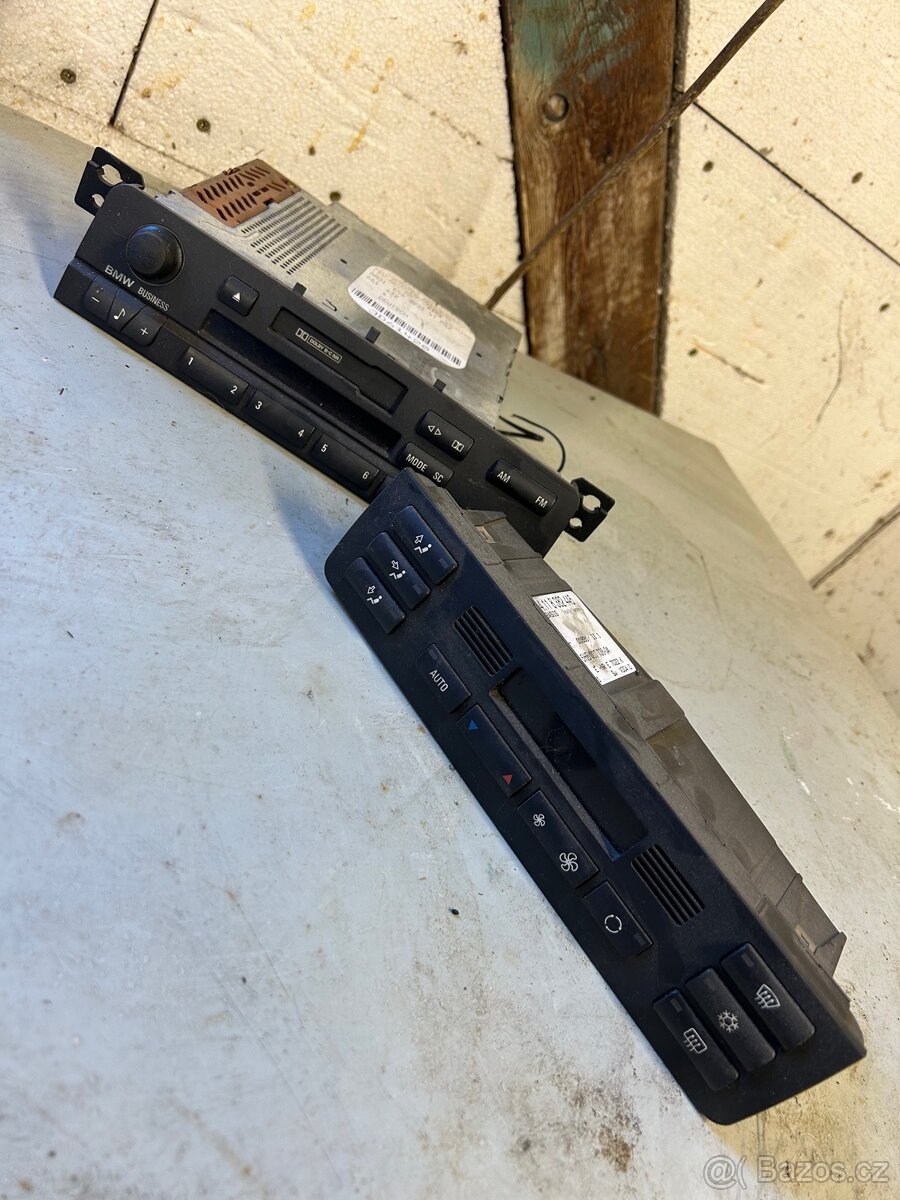 BMW E46 Rádio + klimapanel