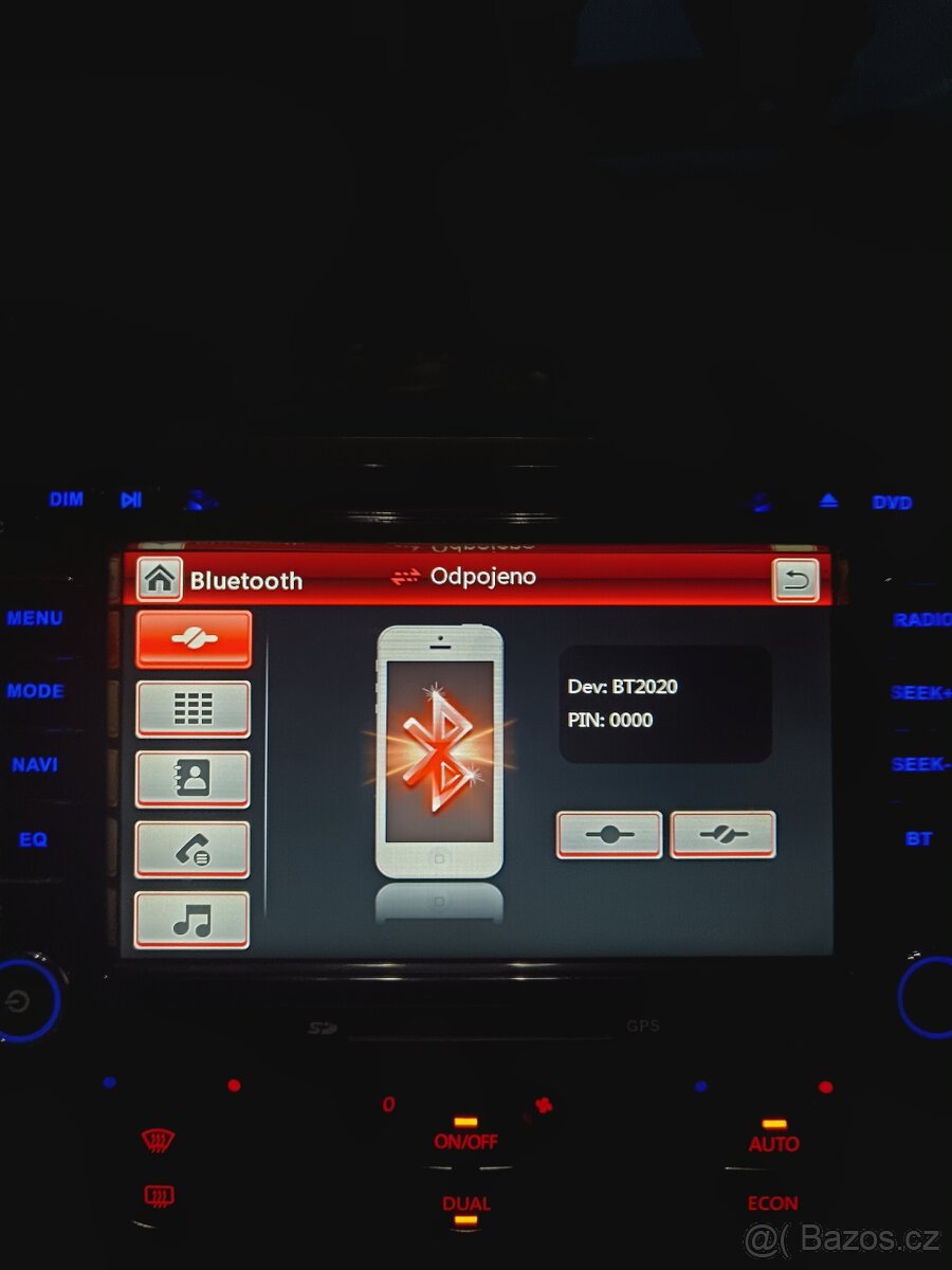 2Din autoradio vw, skoda