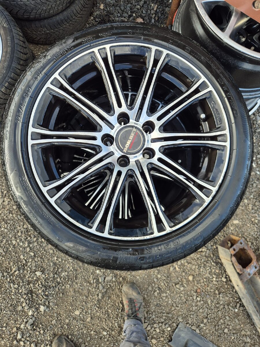 Alu kola borbet 225 45 17 rozteč 5x112