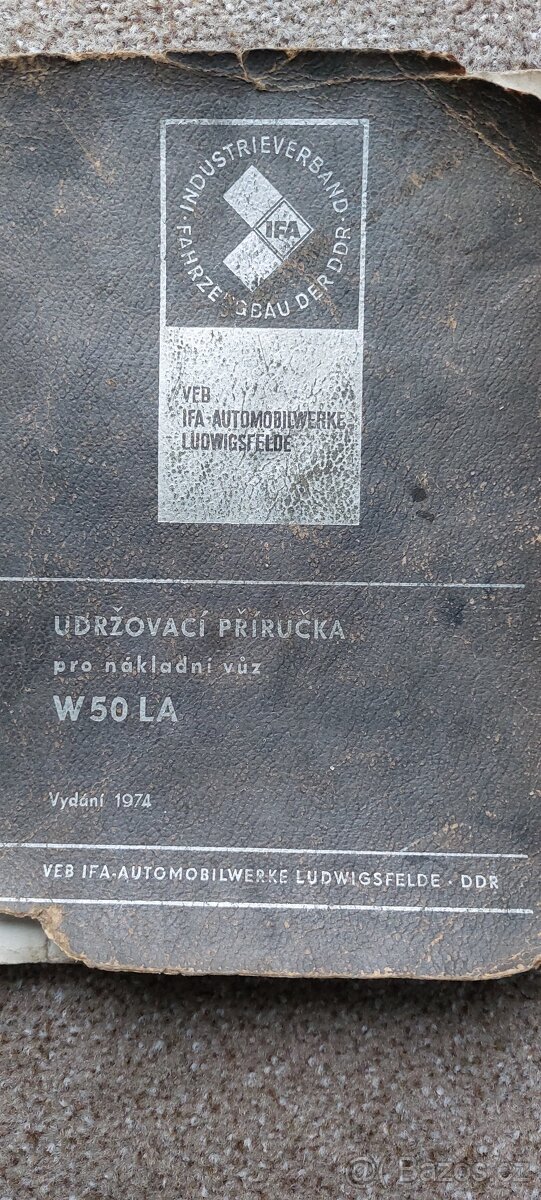 Příručka pro nákladní vůz W 50 LA