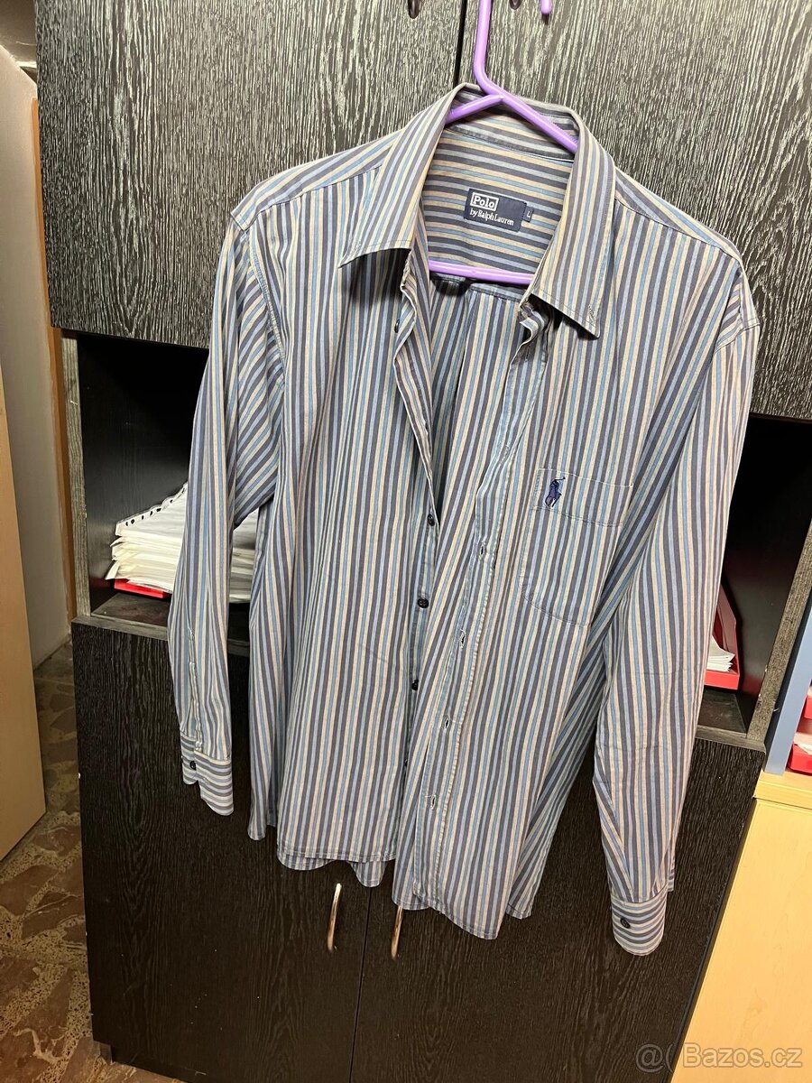 Boss, Tommy Hilfiger, Ralph Lauren 3xkošile vel. L