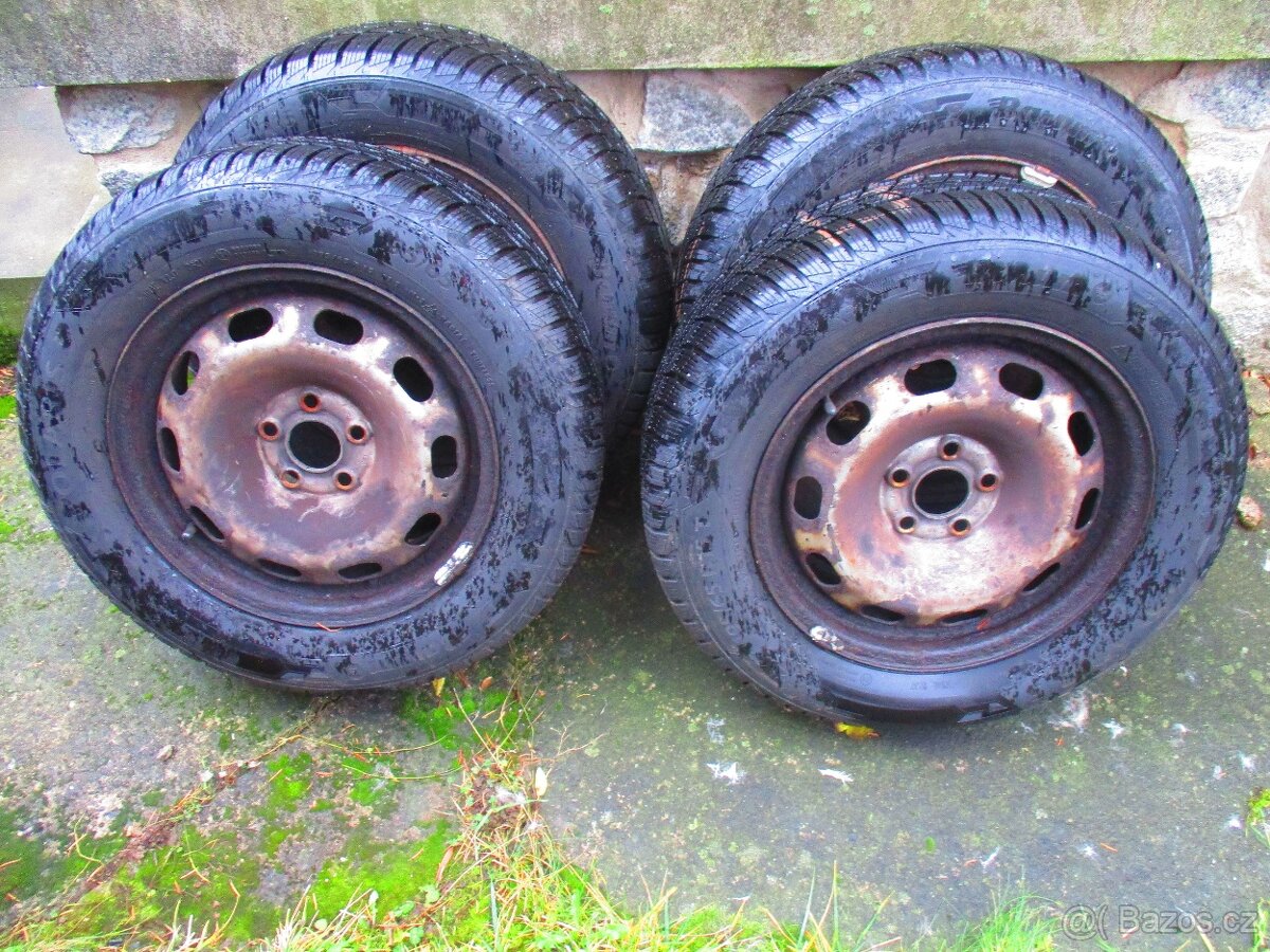 zimní pneumatiky barum polaris 5 – 195/65/15T na discích