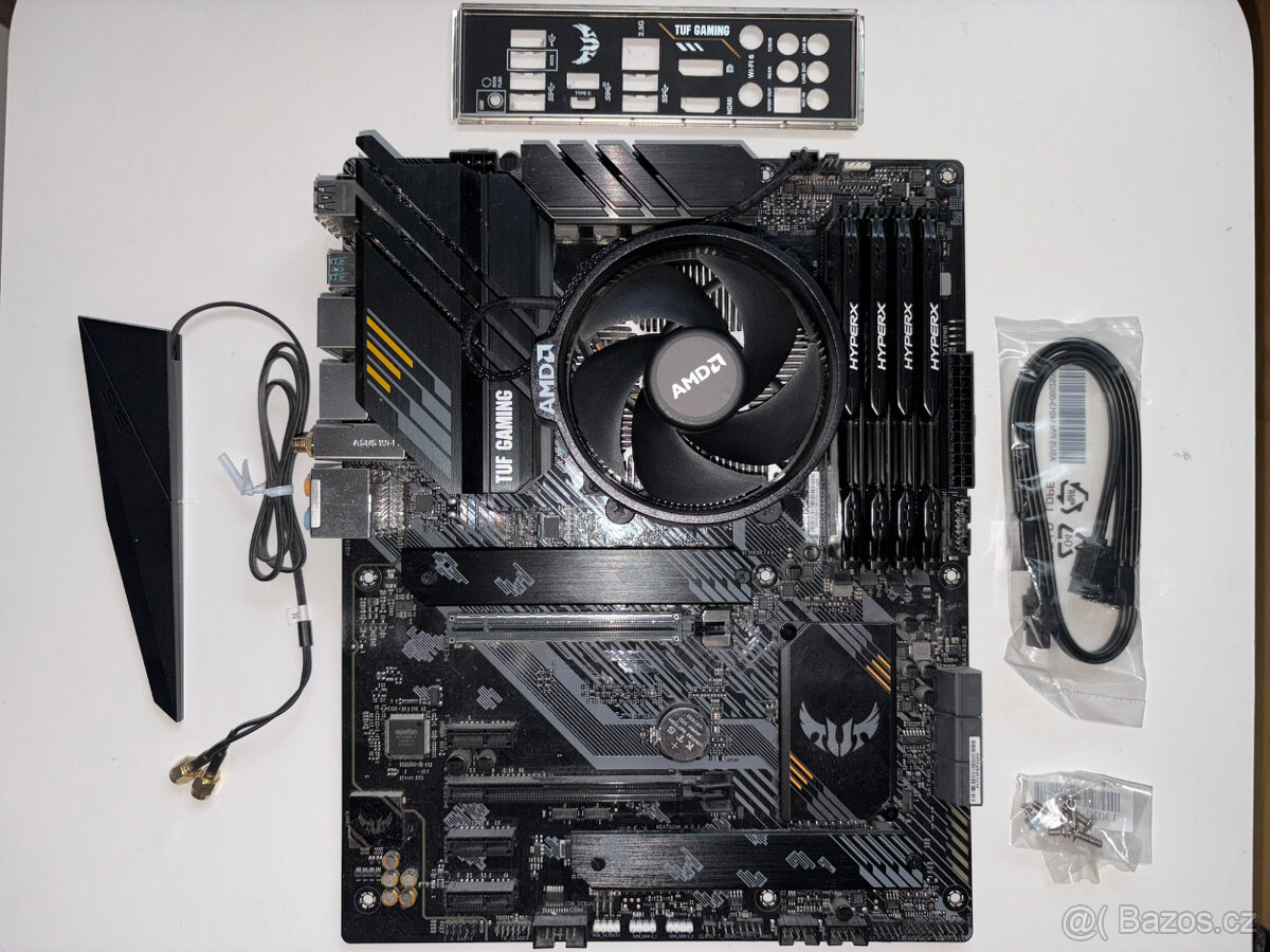 AMD Ryzen 5 5600X + ASUS TUF GAMING B550-PLUS + 32 GB RAM