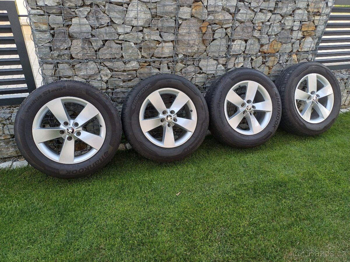 Alu 17" Škoda Kodiaq - zánovní sada