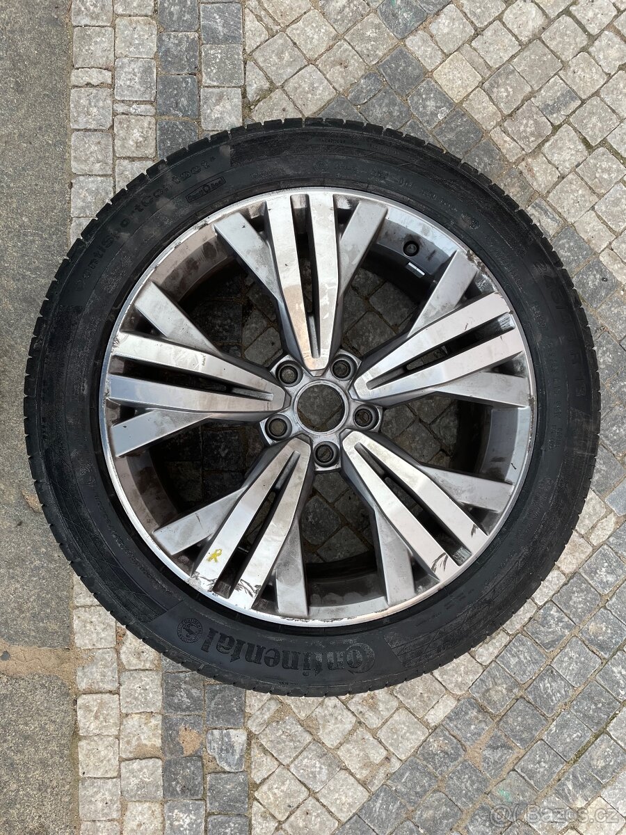 VW disk Kalamata 18” rezervní kolo s pneu Continental 245/45