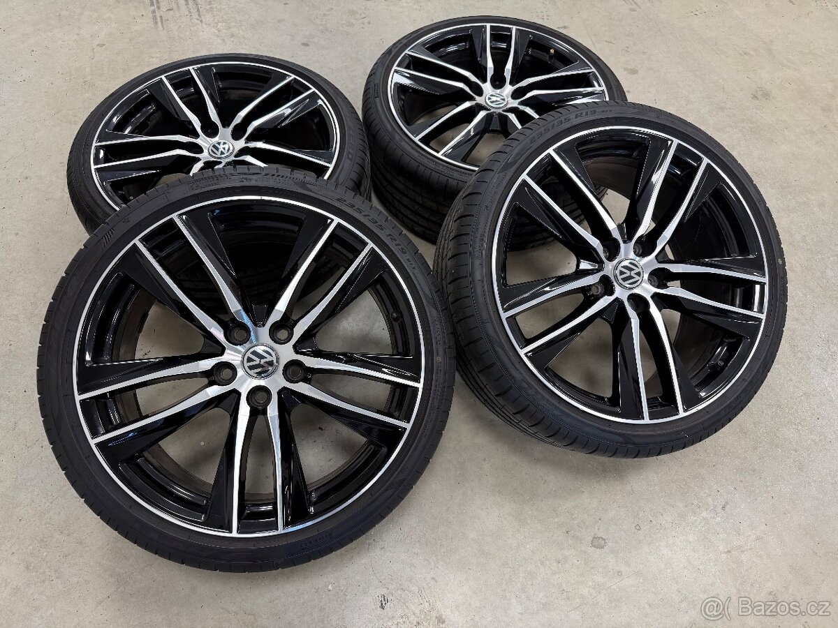 Originální alu kola 5x112 r19 letní pneu 6,5mm