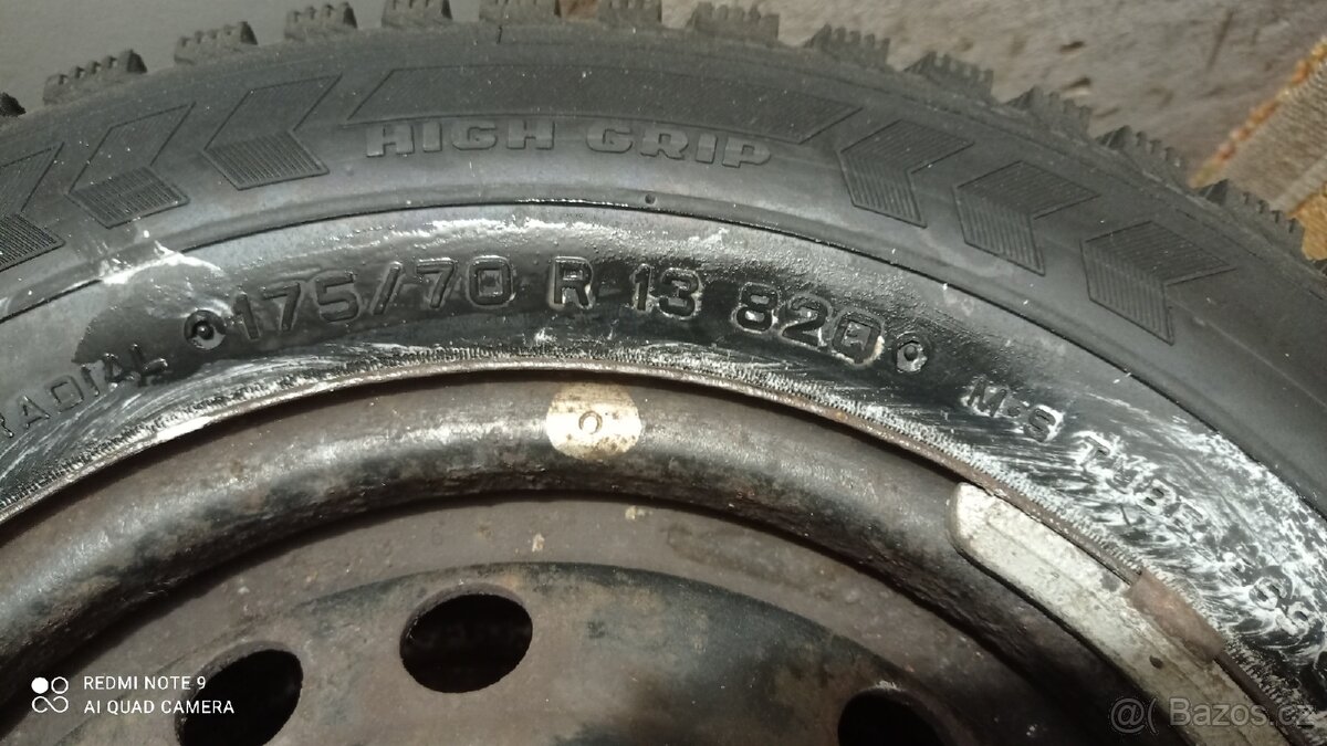 Zimní pneu 175/70R13 (Mi+S) Vraník NOVÉ