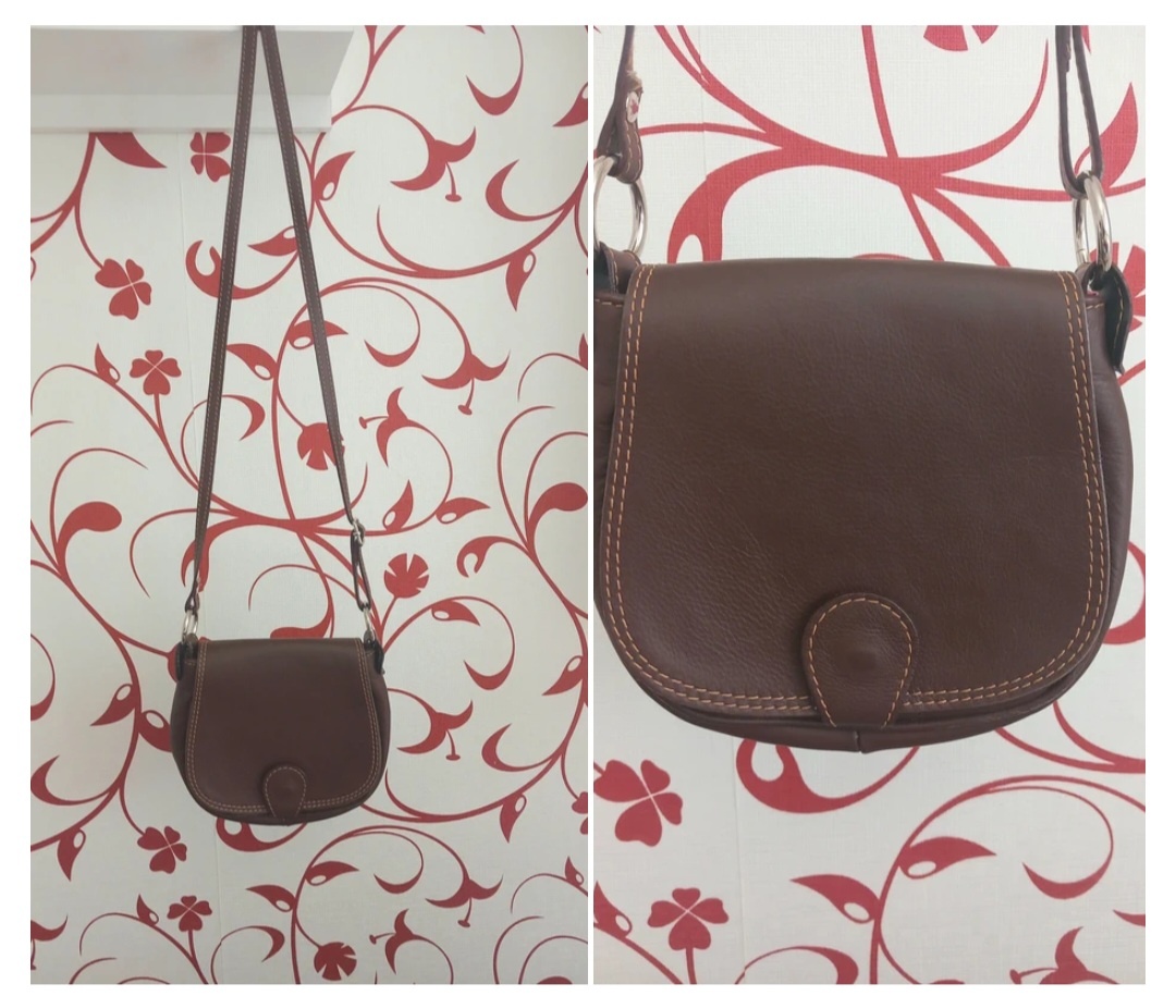 Kožená crossbody kabelka
