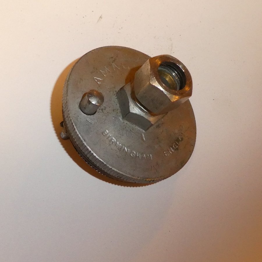 JAWA 250 Special nepoužité víčko plovákovky AMAL