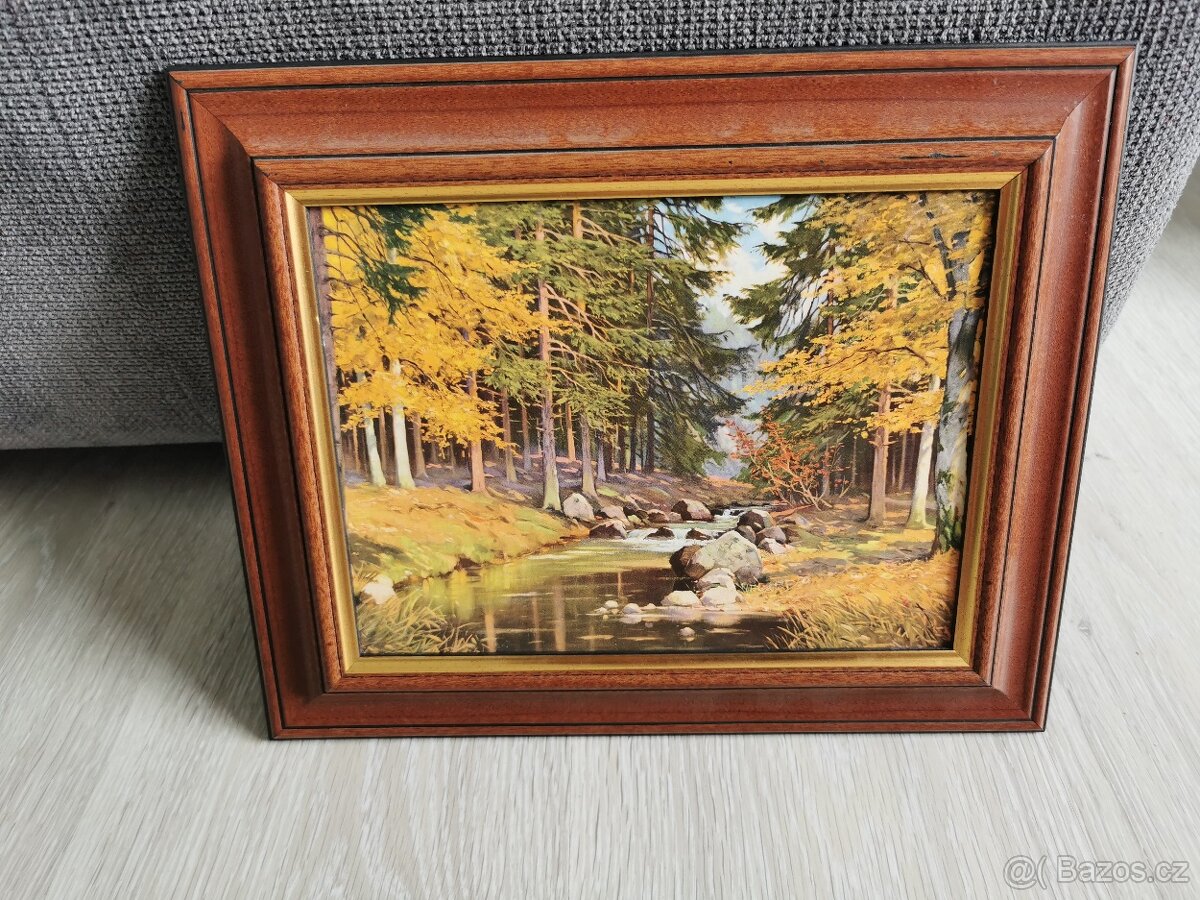 Dekorativní obraz v rámu - RamHo ( 32x27 )