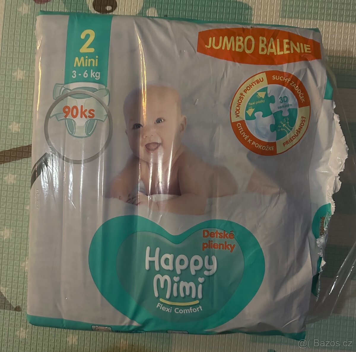 Jednorázové plenky Happy mimi