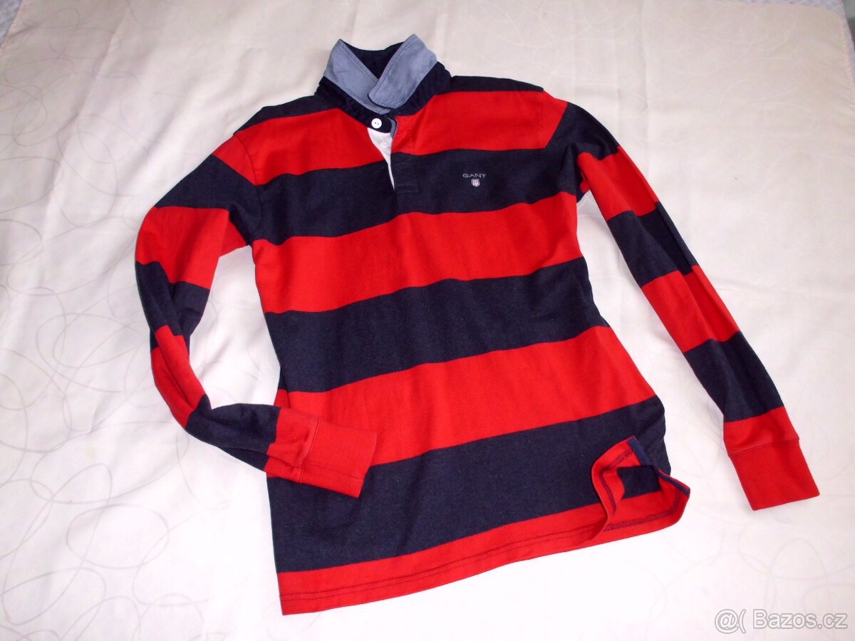 Gant pánske-chlapčenské slim polo tričko  S