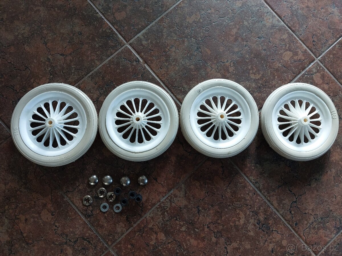 Retro originál kolečka na kočárek