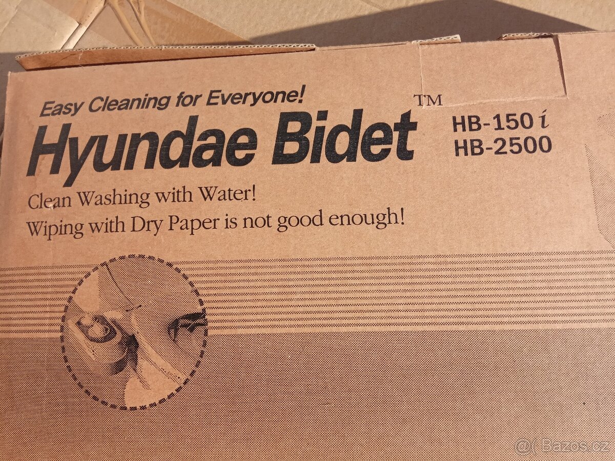 Přídavný bidet k WC