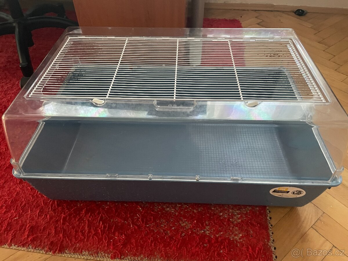 klec + vybavení pro křečka nebo králika