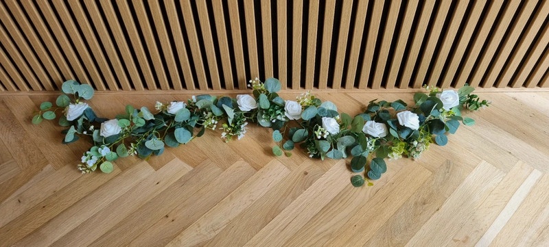 Svatební dekorace - girlanda eukalyptus