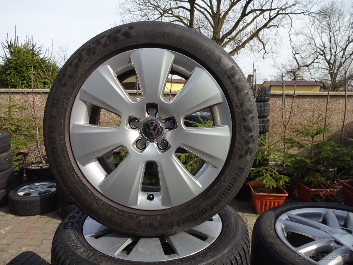 VW Sharan - letní alu kola 17" 5x112