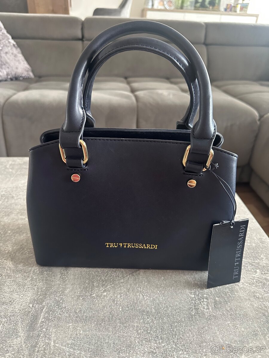 Kabelka Trussardi 76BTBQAL03 tmavě modrá